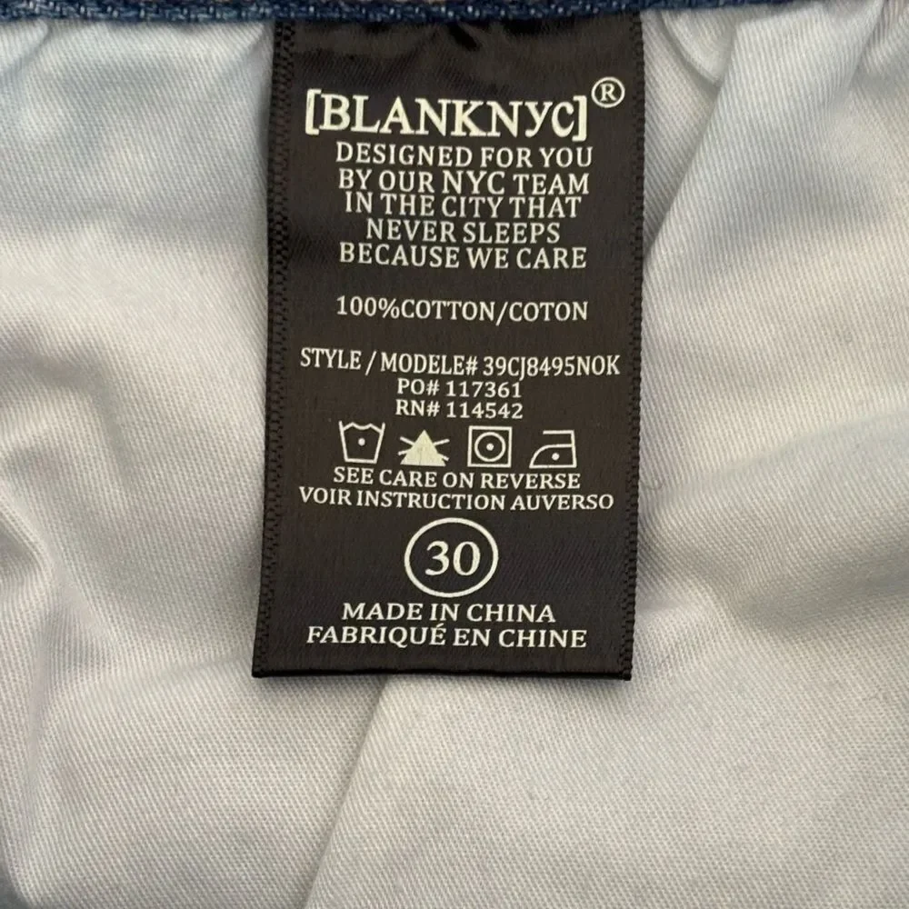 Blank NYC Distressed Denim Shorts